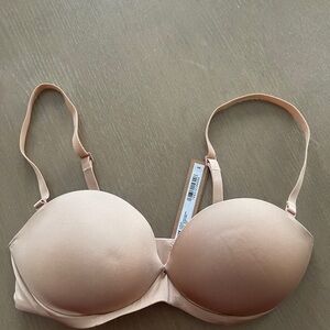SKIMS 32B Ultimate Push-Up Strapless Bra in Clay